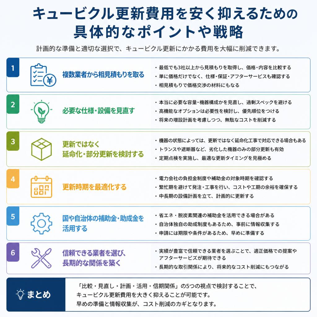 4. 安く抑えるためのポイント