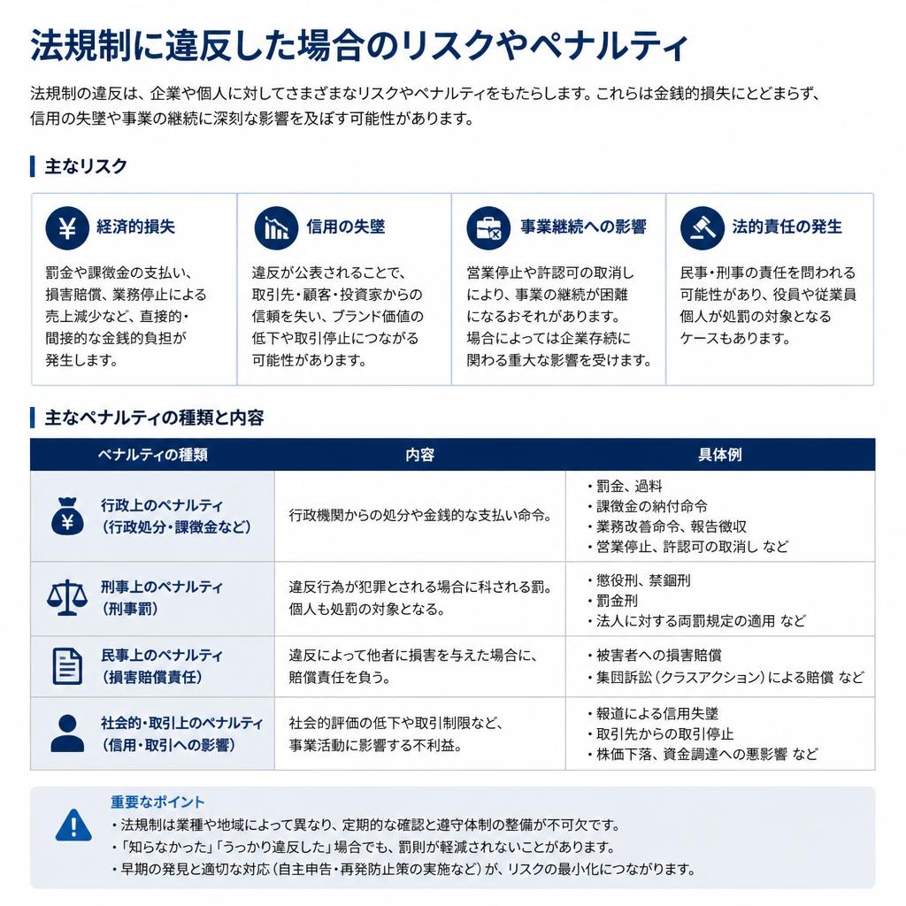 違反のリスクとは？