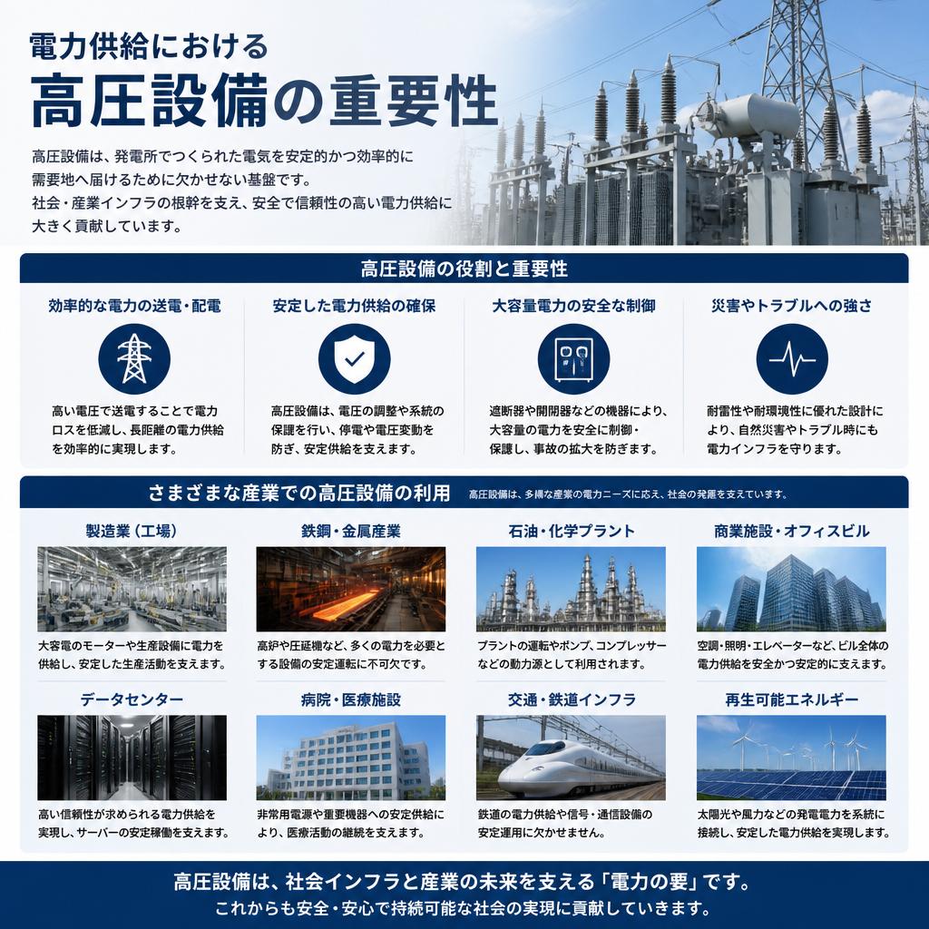 高圧設備の重要性